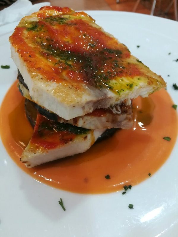 Milhojas de pez espada (primer premio feria de la tapa)